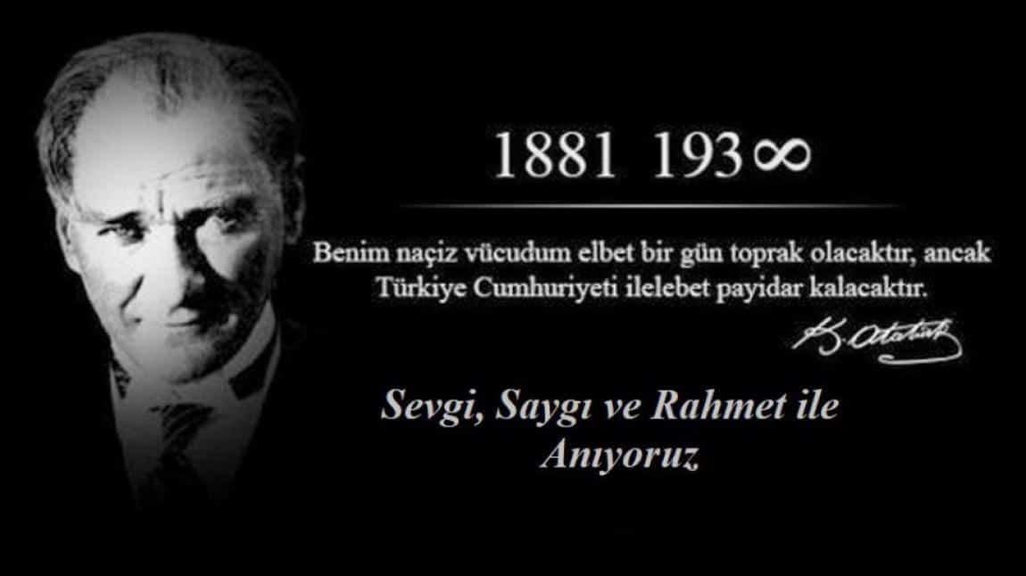 10 Kasım Atatürk'ü Anma Merasimi